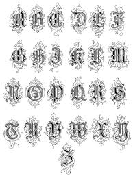 Alphabet by ledra brands, inc. Typography Alphabet Ornamental Renaissance Medieval 27 Typography Alphabet Lettering Tattoo Lettering Fonts