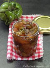 Chutney De Tomates Vertes Tomates Pas Mures Chutney Tomates Vertes Recette Tomate Verte Tomates Vertes