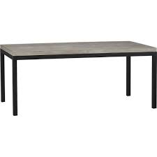 Favorite this post aug 4 crate & barrel taka trunk coffee table $450 (half moon bay) pic hide this posting restore restore this posting. Cb Parsons Concrete Table Dining Table Coffee Table Crate And Barrel Concrete Coffee Table