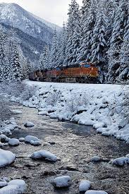 My Dad Could Have Been The Engineer On This Train Running Through Stevens Pass Wa Winter Scenery Winter Scenes Scenery