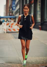 Black Black Sincerely Jules Skirt And Sneakers Fashion Dresses With Tennis Shoes