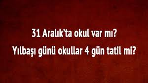 Her sene olduğu gibi bu yılda milyonlarca insan yılbaşını kutlayacak. 31 Aralik Meb Okullar Olacak Mi Yilbasi Gunu Okullar 4 Gun Tatil Mi
