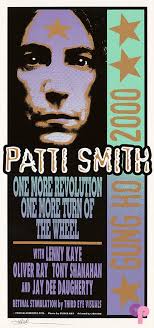 Merchandise Poster for the ,Patti Smith Gung Ho Tour 2000