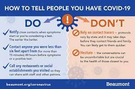 Maybe you would like to learn more about one of these? How To Tell People You Have Covid 19 Beaumont Health