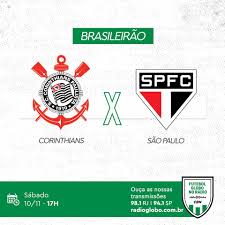 Assista agora a partida entre corinthians x palmeiras ao vivo pelo campeonato paulista a partir das 16h00 (de brasília) com transmissão exclusiva do canal sportv e premiere clubes. Radio Globo Acompanhe Agora Corinthians X Sao Paulo Facebook
