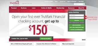 To the correct bank branch. Trumark Financial Credit Union Online Banking Login Login Bank
