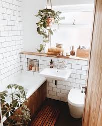 Perfect for small bathrooms, a floating vanity will create more available floor space and, therefore, openness. Pin By Sammy Lee On Dream House Minimalist Small Bathrooms Wooden Bath Panel Wooden Bath