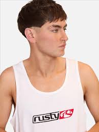 POLERA RUSTY BLACK TEES BLANCO HOMBRE RUSTY