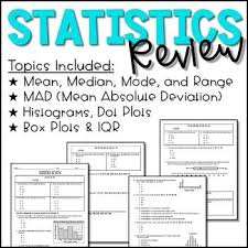Statistics Review Editable 6th Grade Math 6th Grade Worksheets Math Statistics