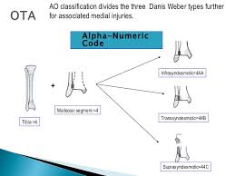 Classification of ankle fractures is important in order to estimate the extent of the ligamentous the radiographs shows a weber c fracture. Ankle Fractures Final