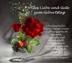 Spruch Rose Glas Grußkarten E Cards Postkarten Geburtstag