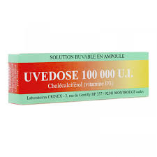 Vitamin d is important for the absorption of calcium from the stomach and for the functioning of calcium in the body. Uvedose 100 000 U I Solution Buvable 1 Ampoule Vitamine D