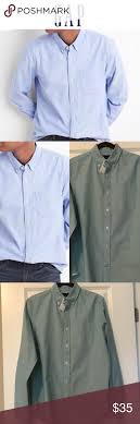 Bnwt Gap Oxford Mens Shirt Bnwt Mens Green Oxford Shirt