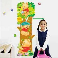 Details About Winnie The Pooh Growth Chart Wall Sticker Children Height Chart Measure Decal