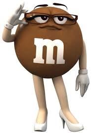 Ms Brown M M Characters Peanut Candy Brown