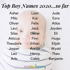 The New Top Boy Name On Nameberry Is Asher Replacing Milo Head To Our Blog To See The Full Top 100 And A Trend Analysis B Top Boy Names Boy Names Nameberry