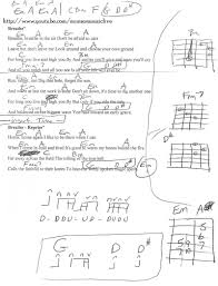 Breathe Pink Floyd Guitar Chord Chart Guitar Chord Chart Music Chords Guitar Chords