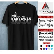 Desain baju yang dicari banyak dibutuhkan untuk referensi baju komunitas yang akan mereka bikin. Kaos Distro Karyawan Daur Hidup Karyawan Pabrik Desain Simpel Shopee Indonesia