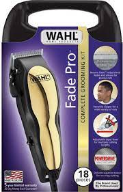 The combs are made of a rigid yet smooth plastic that doesn't bend when pushed against. 43917791166 Wahl Fade Pro Home Haircutting Kit Model 79111 800