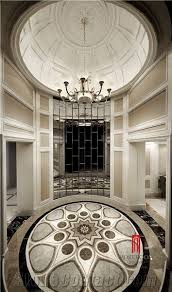 Ceiling design floor design floor tile design marble design ceiling design living room tile design house design modern tiles foyer flooring. Round Marble Medallion For Hotel Lobby Marble Floor Design Pictures From China Stonecontact Com