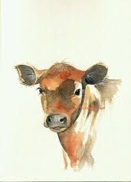 Pin By Judy Petty On Dibujos Color Cow Art Art Watercolor Paintings Of Animals