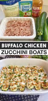 Easy Buffalo Chicken Zucchini Boats Recipe Healthy Dinner Recipes Chicken Healthy Chicken Recipes Quick Easy Healthy Dinner Recipes