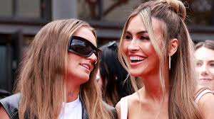 ARIA Awards 2023: Selling Sunset star Chrishell Stause steals the spotlight  from her spouse G Flip as she poses up a storm in a racy pale pink corset  and thigh-split skirt on