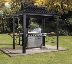 Ideal Fur Die Grillsaison Mit Hard Top Dach Aus Galvanisiertem Stahl Fur Den Ganzjahrigen Gebrauch K Grill Pavillon Design Fur Aussenkuche Pavillon Ideen