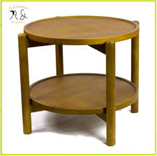 Finding a good coffee table can be easier said than done! China Solid Wooden Double Deck Round Wooden Coffee Table China Bentwood Chair Tables Cafes