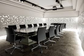 Interior Amazing Office Meeting Room Design With Contemporary Large Conference Table In Blac Conference Room Design Meeting Room Design Modern Office Interiors