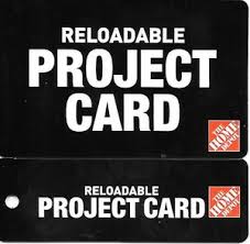 Many home depot gift cards are used by regular customers. Gift Card Reloadable Project Card Home Depot United States Of America Project Card Col Us Homedepot 243 2016