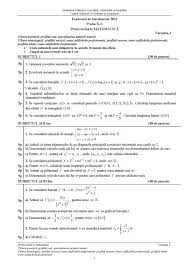 Analiza matematică xii probleme propuse. Subiecte Variante Si Rezolvari Pentru Examene Nationale 2021 Subiecte Rezerva Matematica M2 Bacalaureat 2012