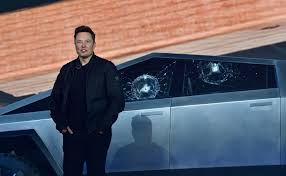 Find the latest tesla, inc. Tesla Cybertruck Elon Musk Unveils New Electric Pickup That S Literally Bulletproof Cnn