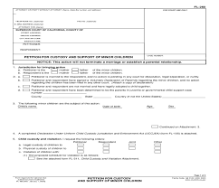 This Is A California Form That Can Be Used For Family Law Parentage Actions Within Judicial Council Download This Form For F Divorce Help Custody California