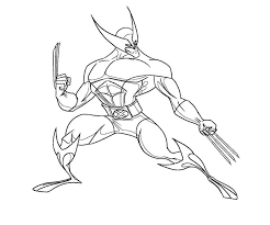 This cat coloring pages are fun way to teach your kids about cat. Wolverine 74877 Superheroes Printable Coloring Pages