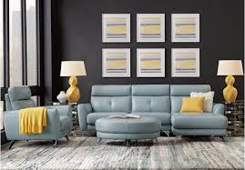 modena sky blue leather 2 pc sectional living room leather leather living room set living room sets furniture