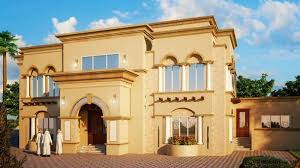 مخطط الفيلا رقم التصميم Y1 من مبادرة بيتى 984 متر مربع 5 غرف نوم Arab Arch Square House Plans Family House Plans House Layouts