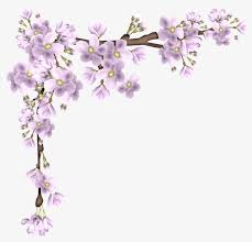 Floating Cherry Border Material Flower Border Cherry Border Frame Material Png And Vector With Transparent Background For Free Download Flower Painting Flower Border Clipart Borders Backgrounds
