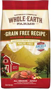 Beef, lamb and pork dog food contain added vitamins, minerals and nutrients. Amazon Com Whole Earth Farms Grain Free Recipe Dry Dog Food Pork Beef Lamb 25 Pound Pet Supplies