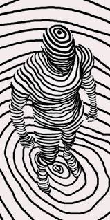 I Think It Would Be Interesting To Have A Cover Design Using Lines For Unique Perspective And To Give It An Illusion Effect Drawings Line Art Contour Drawing