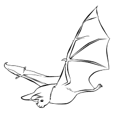 Bat coloring pages to print. Bat Coloring Pages Flying Coloring4free Coloring4free Com