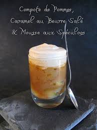 Compote De Pommes Caramel Au Beurre Sale Mousse Aux Speculoos Compote De Pomme Recettes De Cuisine Recette