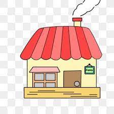 escena de ilustracion casa dibujos animados lindo creativo simple con elementos comerciales clipart de casa simple creativo png y psd para descargar gratis ภาพประกอบ การ ต น น าร ก