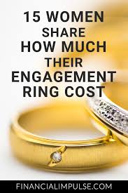 To be fair, an engagement ring definitely pads the cost of an overall wedding ring design, but spouses wearing a men's wedding band style have a much more. 15 Women Share How Much Their Engagement Ring Cost