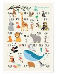Poster fürs kinderzimmer oder wohnzimmer kostenlos drucken. Poster Mit Abc Motiven Bestellen Posterlounge De