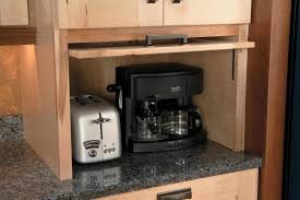 Appliance garage with tambour door with images kitchen. Appliance Garage With Easy Lift Up Door Schuler Cabinetry At Lowes