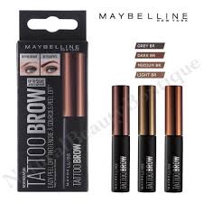 Maybelline Tattoo Brow Tint Semi Permanent Eyebrow Easy Peel Off Gel Makeup New Health Beauty M Maybelline Tattoo Maybelline Brows Semi Permanent Eyebrows