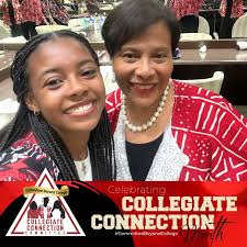February may be coming to a close but our love and connection to  collegiates certainly is not! As we end #CollegiateConnectionMonth we do so  by spotlighting National Second Vice President Sadé Ried