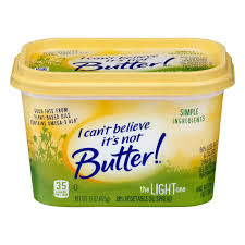 Although all salted butter contains some the standards for the minimum amount of butterfat in butter are different in europe and america. I Can T Believe It S Not Butter Light Spread Shop Butter Margarine At H E B