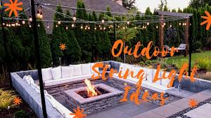 One of the easiest and most now ways to enhance an outdoor picnic or barbecue area is to hang some outdoor string lights. Outdoor String Lights Ideas Youtube